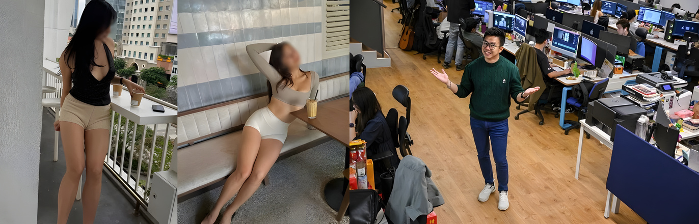 新加坡PLB房地产CEO林炜杰大战网红女下属陈悦婷办公室呻吟声传遍曝光 二人已婚出轨彻底社死 被公司开除！