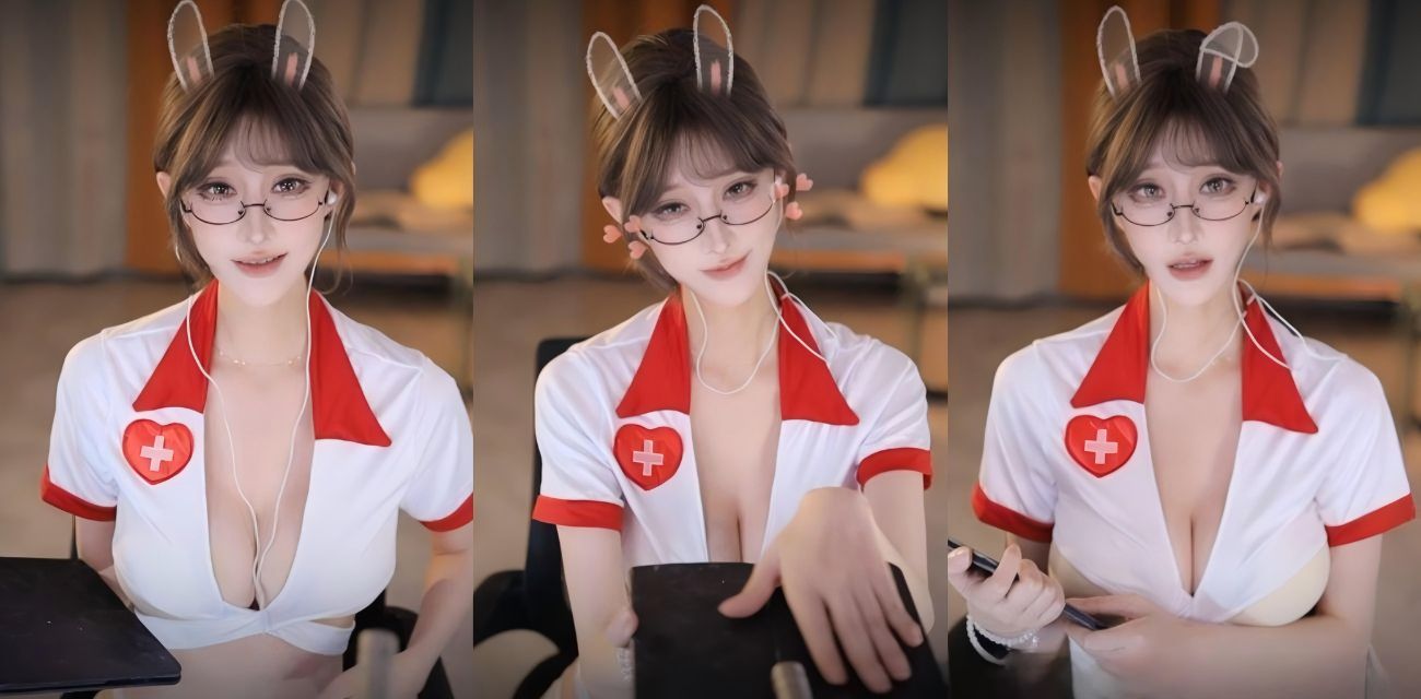 ASMR顶流女神 张爱玲 剧情福利两部曲 化身性感女护士淫语挑逗 风骚阿黑颜令人窒息！